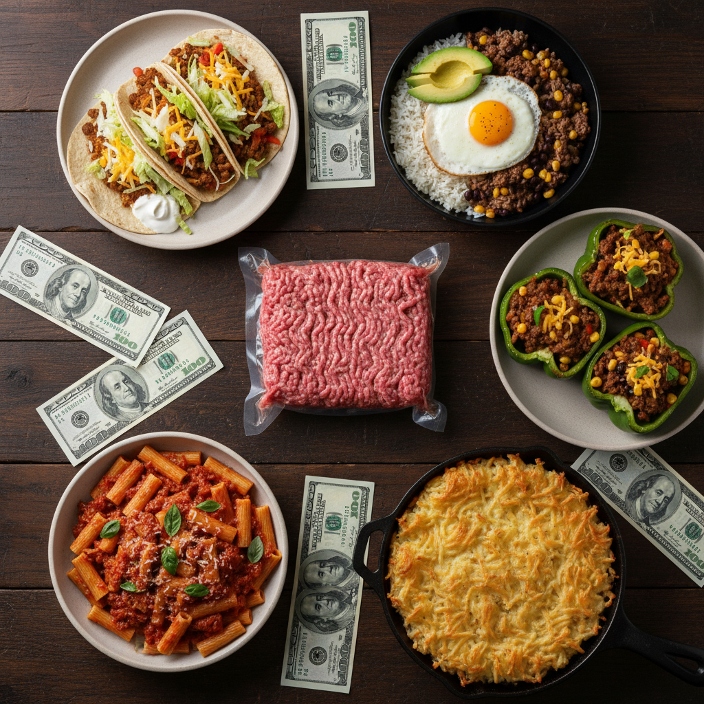 1 Pound, 5 Meals: Stretching Ground Beef Secrets That Save $100s