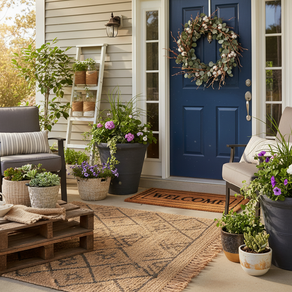 7 Dollar Store Porch Makeover Ideas Your Neighbors Will Envy