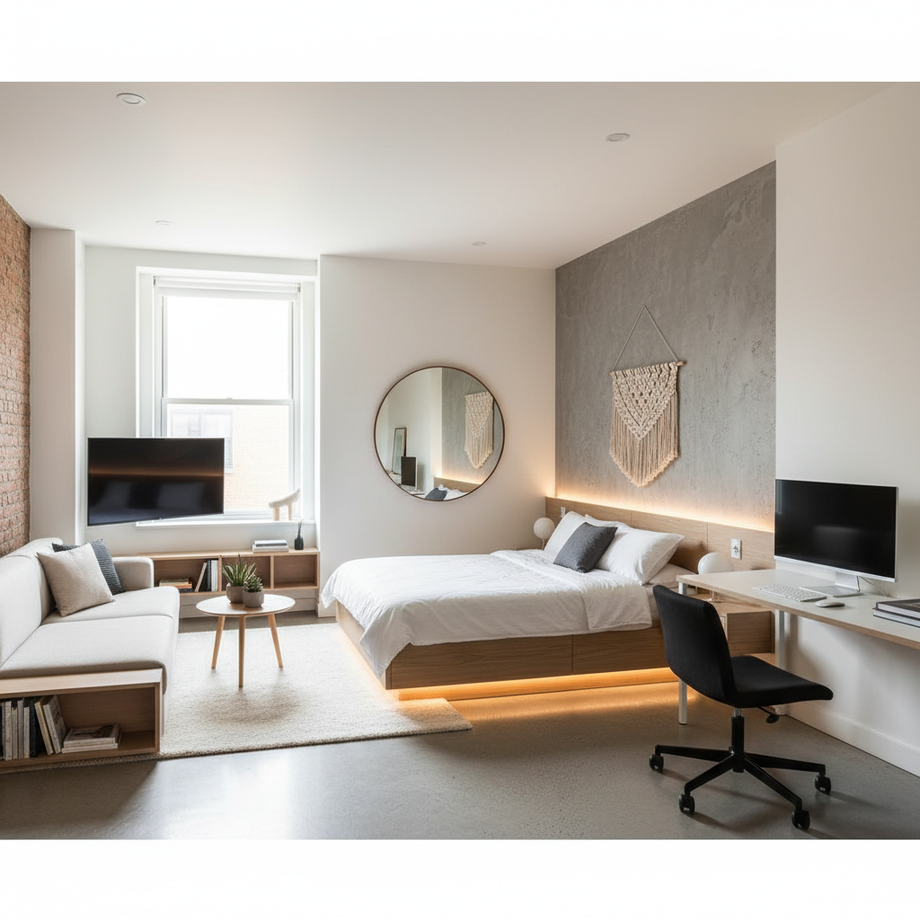 7 Layout Hacks to Make Your Studio Apartment Feel Like a Mansion