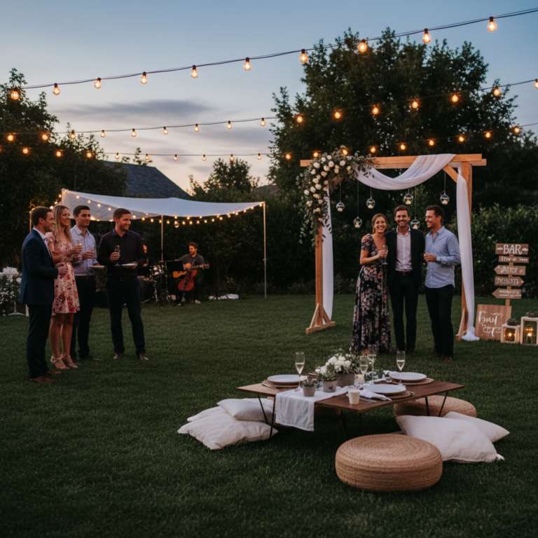 Boujee On A Budget: How We Planned A Dream Backyard Wedding for Under $5k