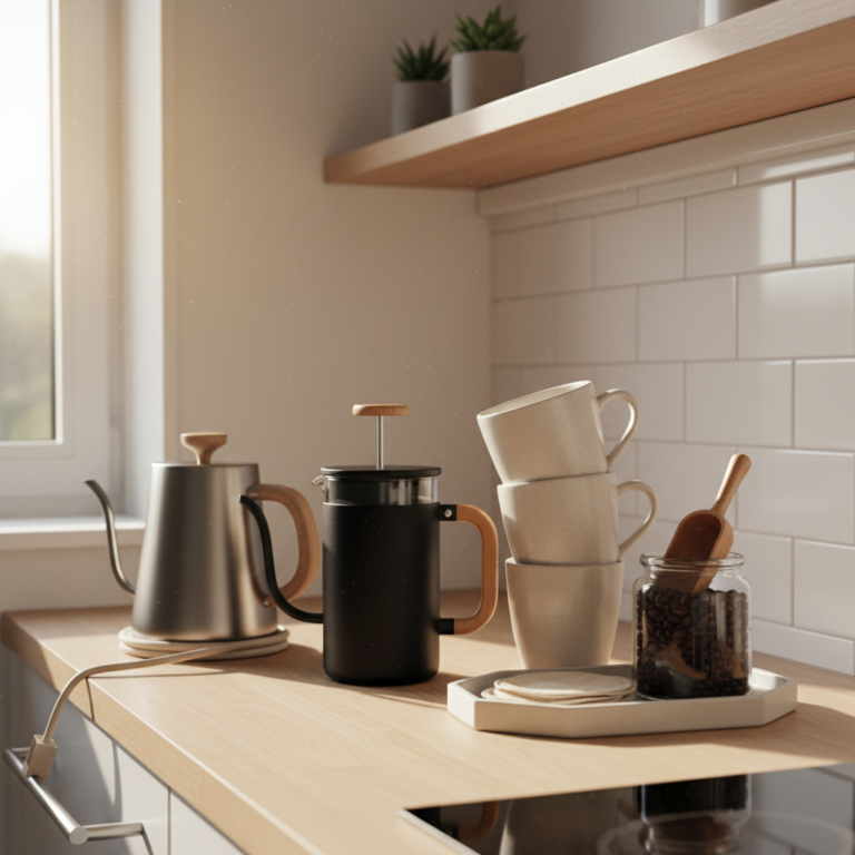 Create a Luxury Coffee Station in Your Tiny Kitchen (Budget Friendly)