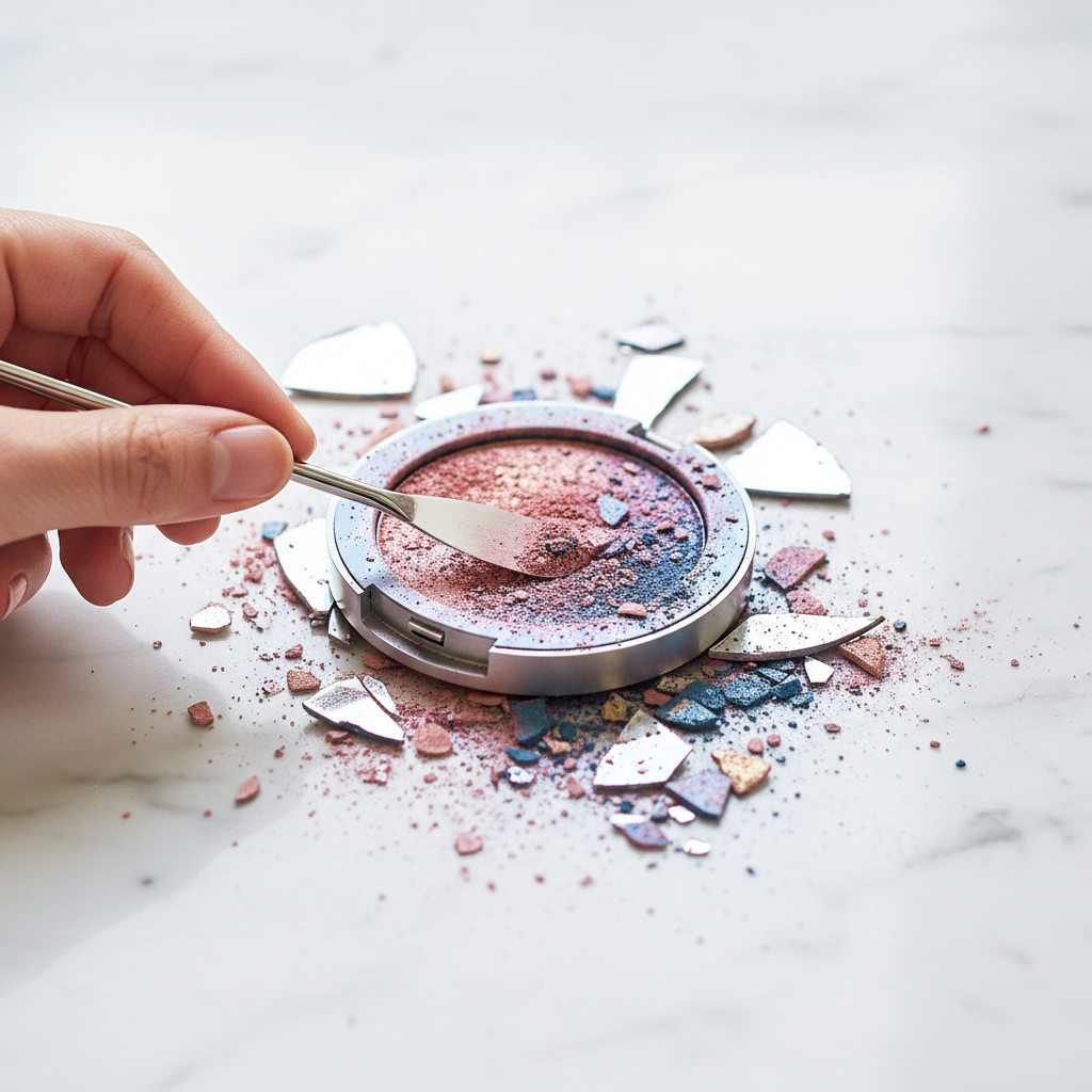 Don't Throw It Away! How to Fix Shattered Makeup in 5 Minutes