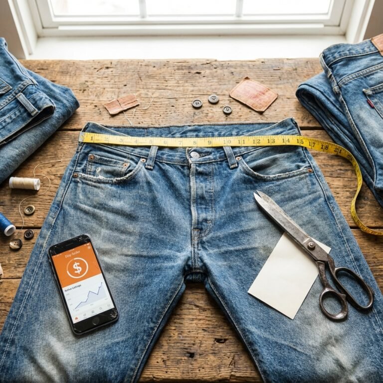 Don't Toss Old Jeans: 5 Ways to Flip Denim for Cash on Etsy