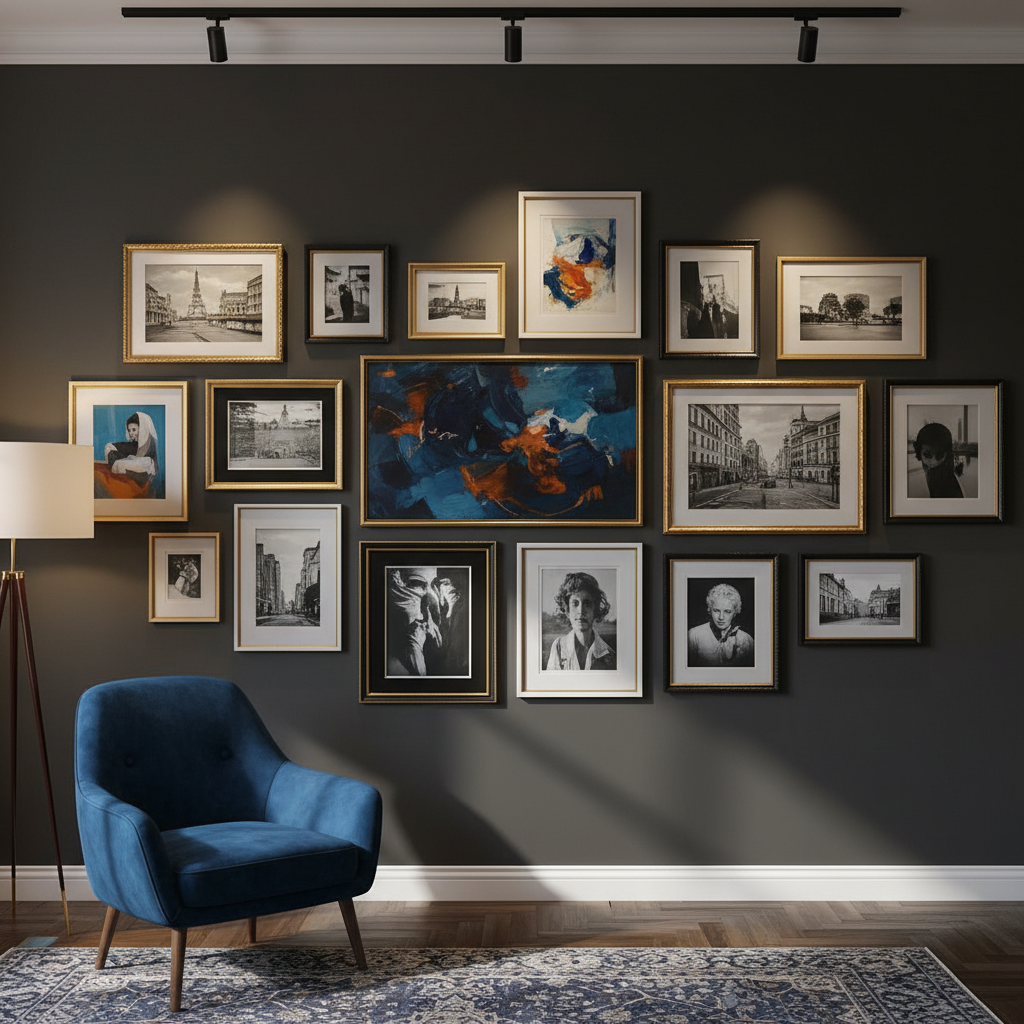 Expensive Looking Decor: How to Create a Gallery Wall on a Dollar Store Budget