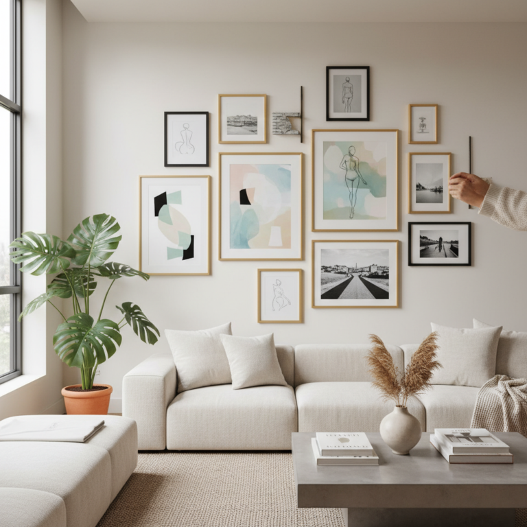 Expensive-Looking Gallery Walls for the Cost of Paper and Ink