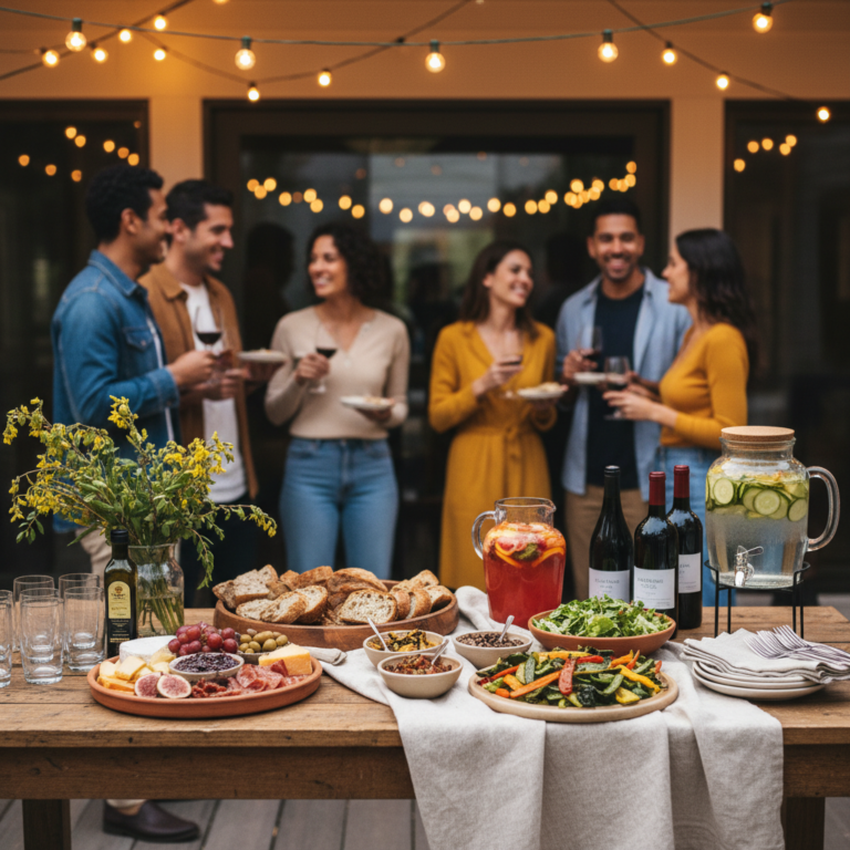 Host a Chic Housewarming Party Without Going Broke (Menu & Decor)