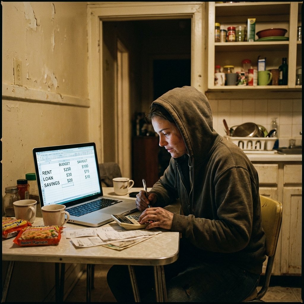 How To Survive Living Alone On Minimum Wage (Real Numbers)