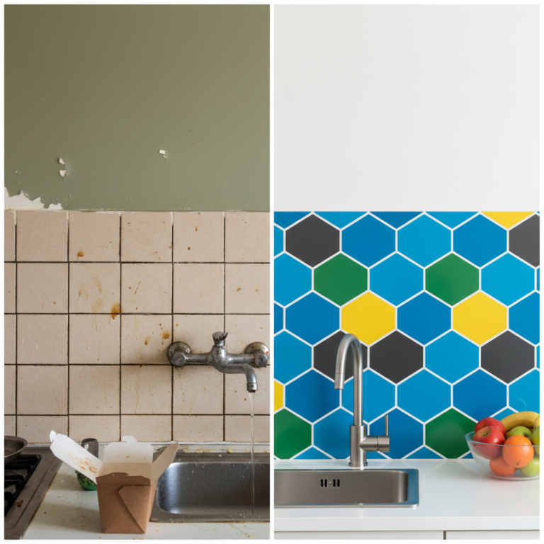 Kitchen Makeover: Installing Peel and Stick Backsplash Like a Pro (Renter Friendly)