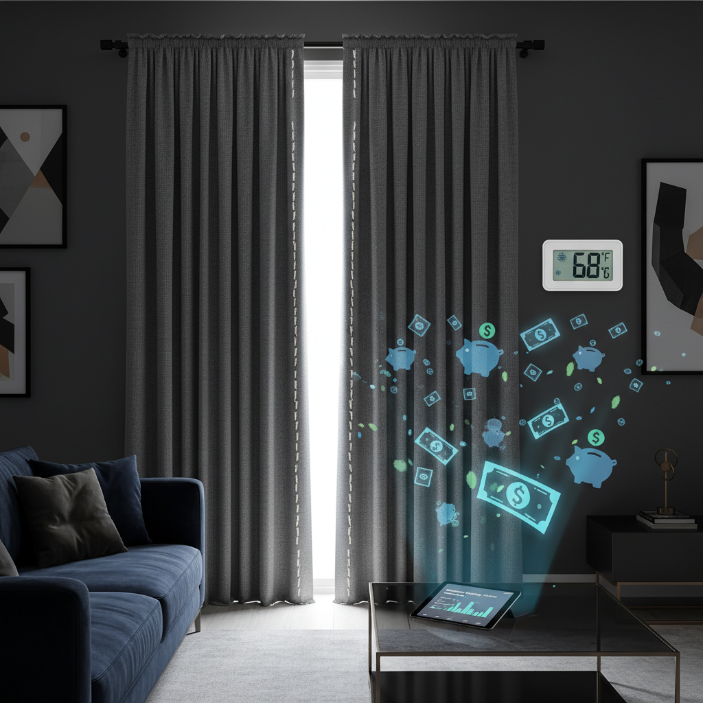 Lower Energy Bills: DIY No-Sew Blackout Curtains for Beginners