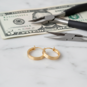 Make Designer Looking Earrings At Home For Under $5