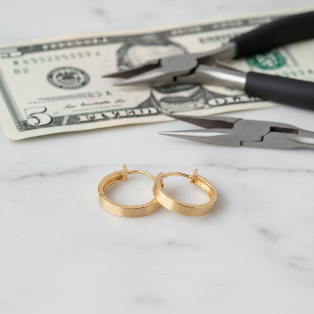 Make Designer Looking Earrings At Home For Under $5