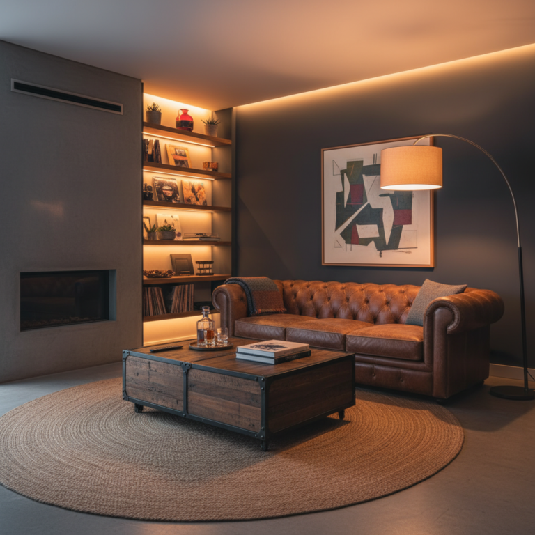 Masculine Decor on a Shoestring: 12 High-End Looks for Your Bachelor Pad