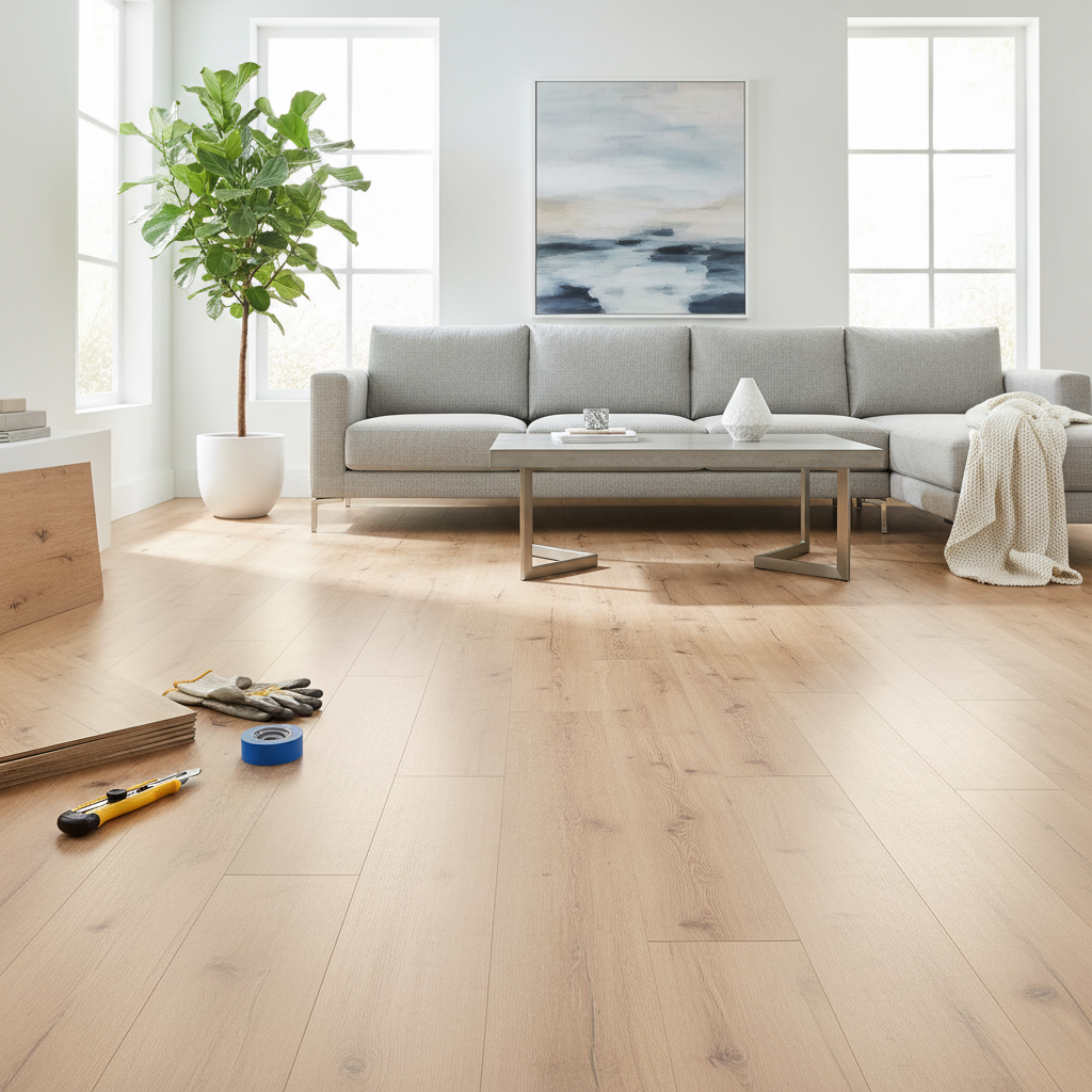 Renter Friendly Reno: How to Install Peel and Stick Flooring on a Budget