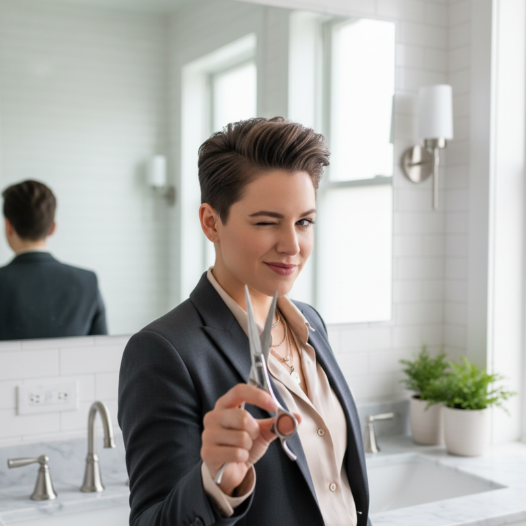 Salon Quality at Home: The Scary-Simple Guide to Cutting Your Own Hair