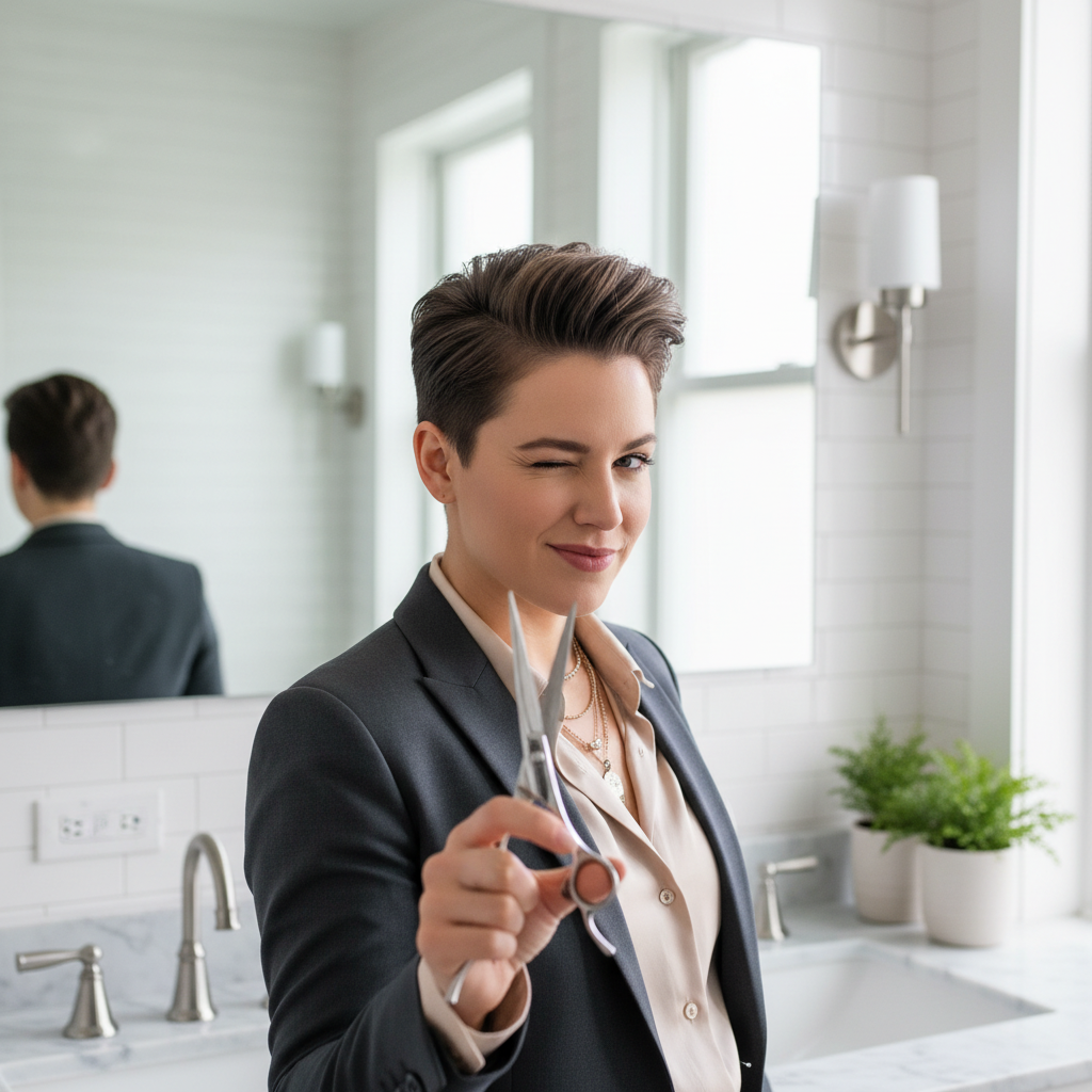 Salon Quality at Home: The Scary-Simple Guide to Cutting Your Own Hair