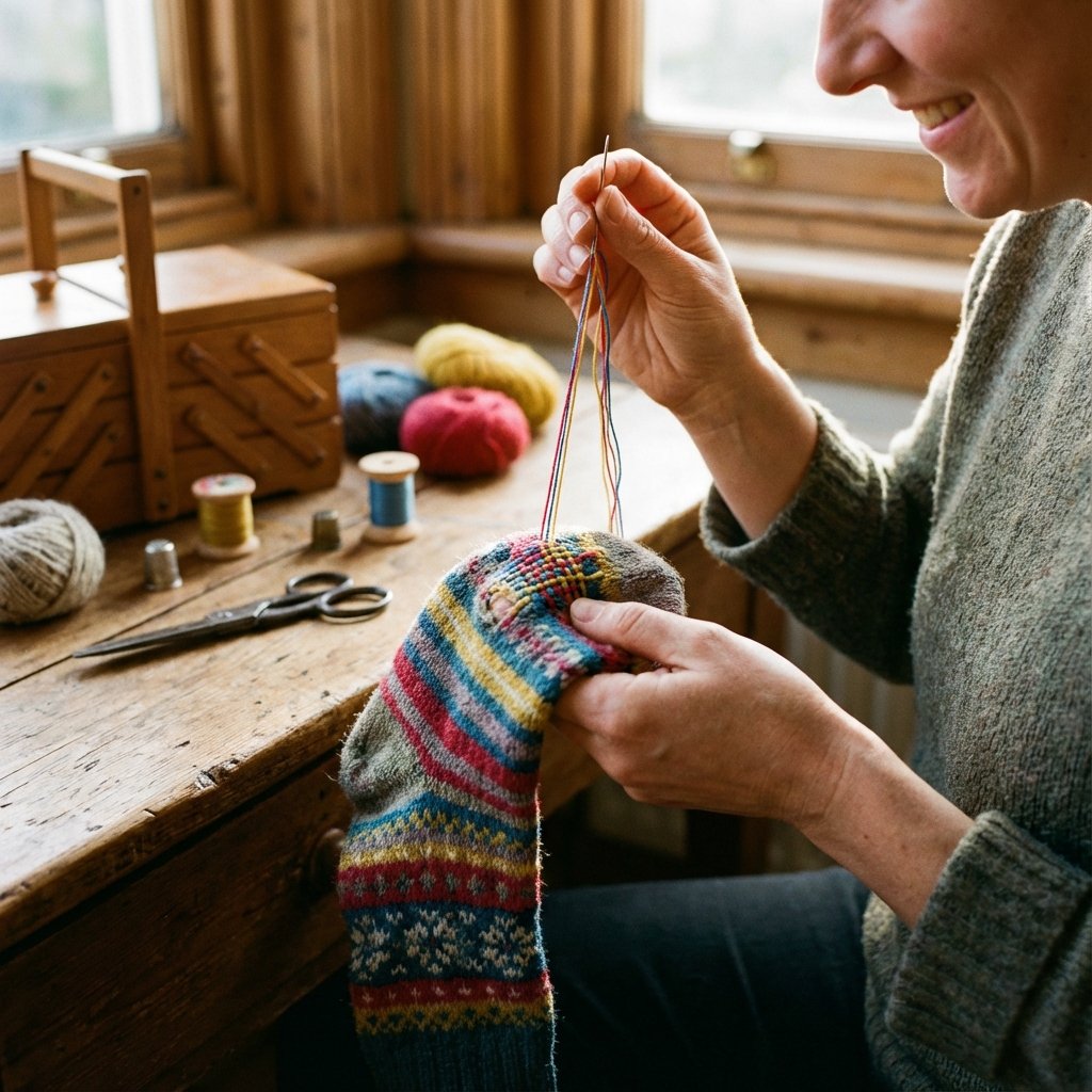 Save Your Favorite Socks: A 5-Minute Darning Tutorial Anyone Can Do