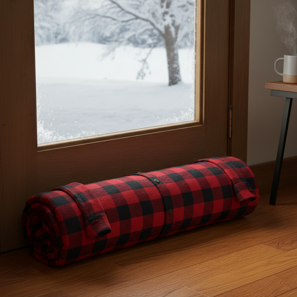 Stop Wasting Heat! 5 Minute DIY Draft Stopper to Slash Energy Bills