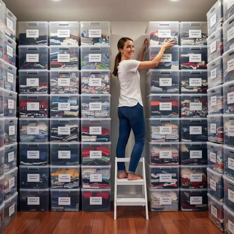 Taming The Clothes Mountain: The Ultimate Hand-Me-Down Organization System