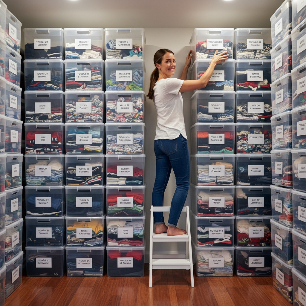 Taming The Clothes Mountain: The Ultimate Hand-Me-Down Organization System