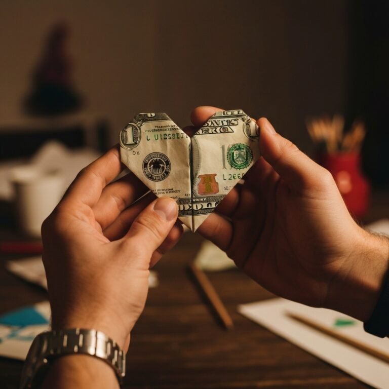 The Perfect Last-Minute Gift: 5-Minute DIY Money Origami Heart Tutorial