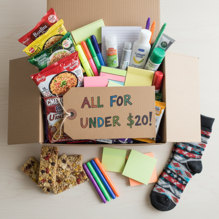 The Ultimate $20 Care Package Your College Kid Will Love