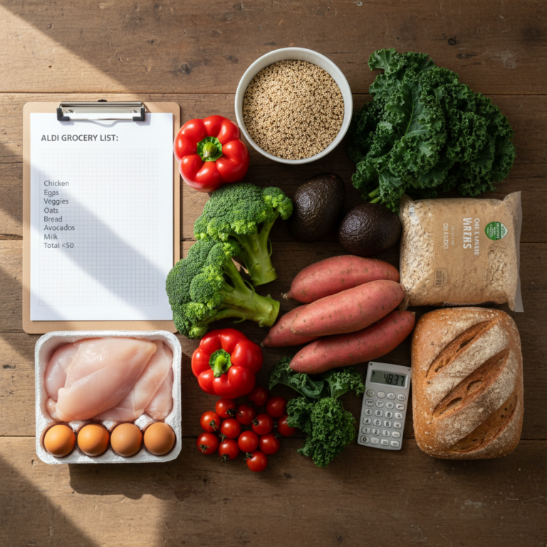 The Ultimate $50 Aldi Shopping List For Healthy Eating All Week