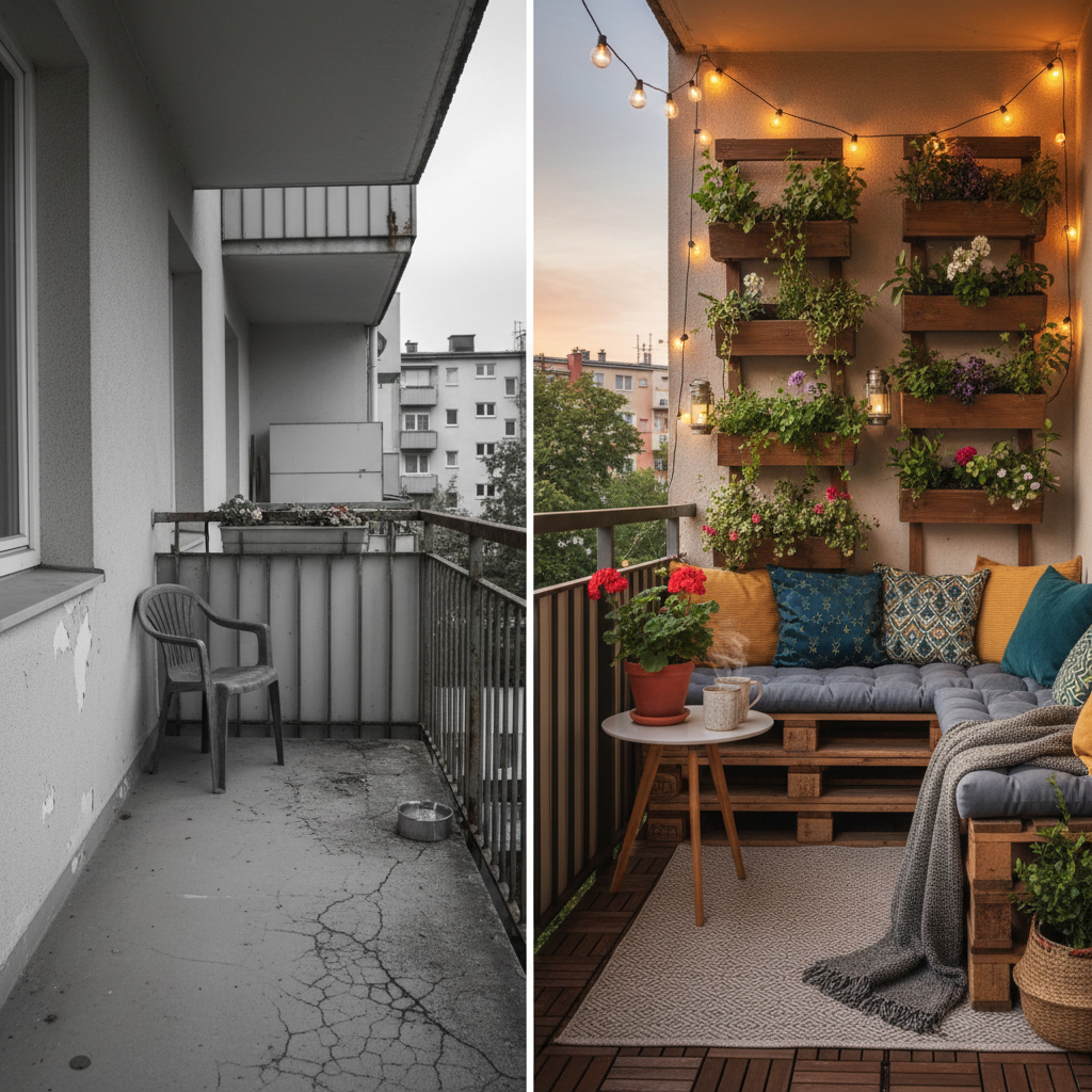Transform Your Tiny Balcony: 10 Budget Friendly Hacks You Need To See
