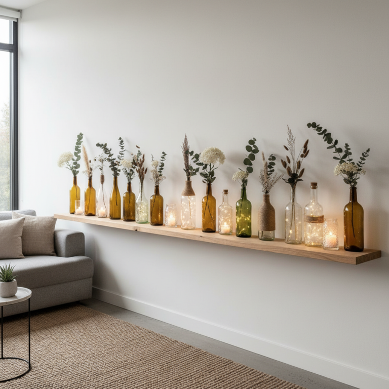 Trash to Treasure: 10 Chic Ways to Upcycle Glass Bottles into Decor