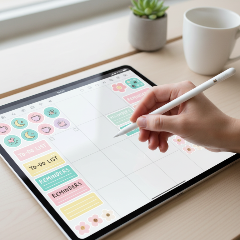 Why Buy? 20+ Cute & Free Digital Planner Stickers for Your iPad
