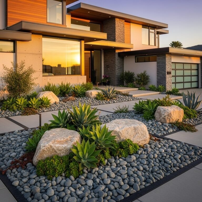 Zero Maintenance Curb Appeal: DIY Rock Landscaping That Looks Professional