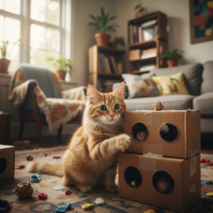 Keep Your Cat Entertained For Hours With These Free DIY Toys