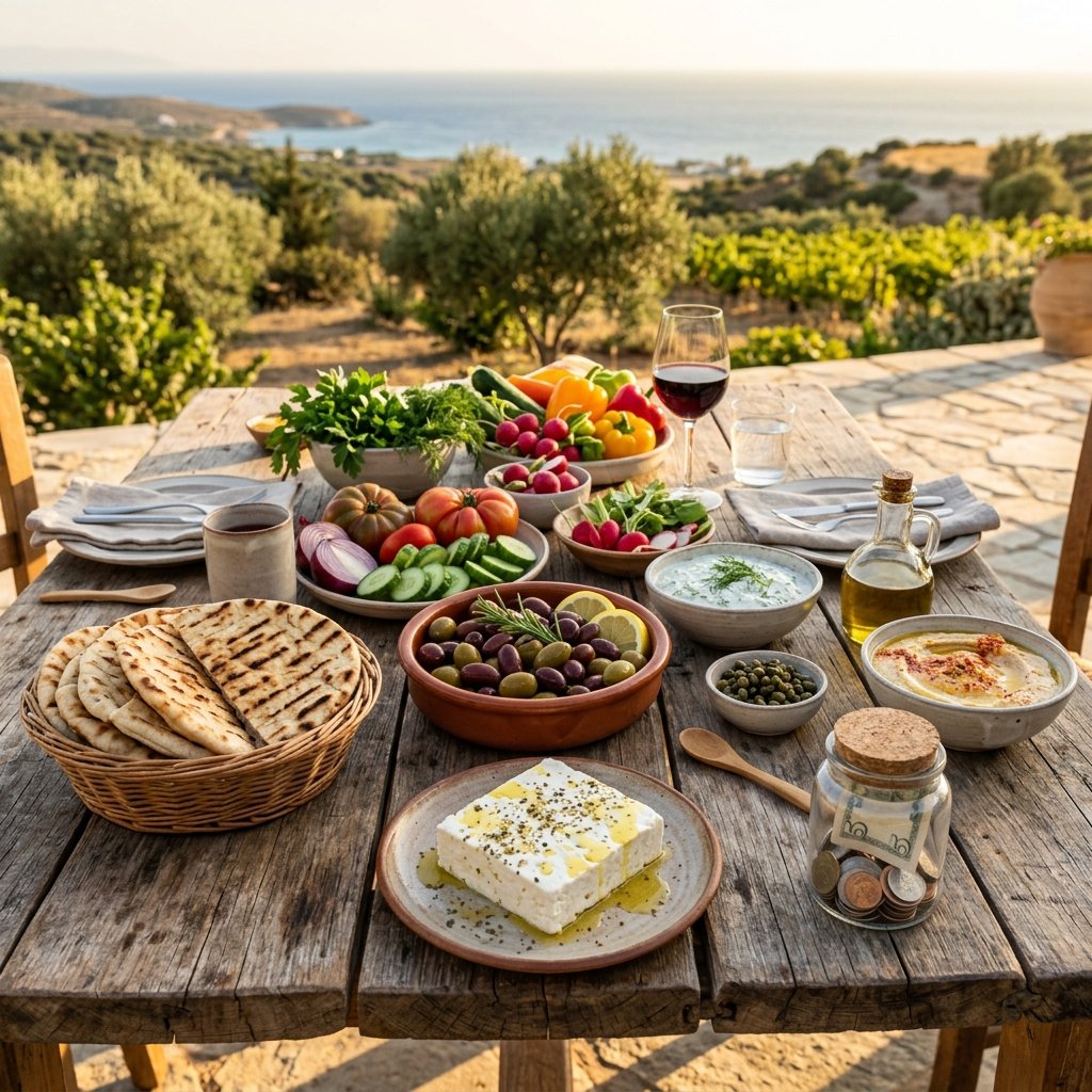 Eat Like A Greek God For $5 A Day: Budget Friendly Guide