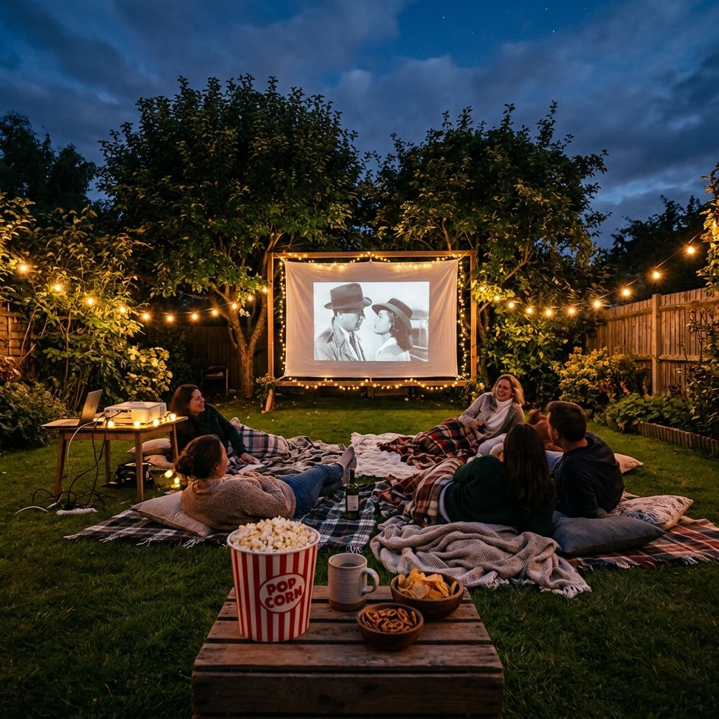 Host a Magical Backyard Movie Night on a Dollar Store Budget