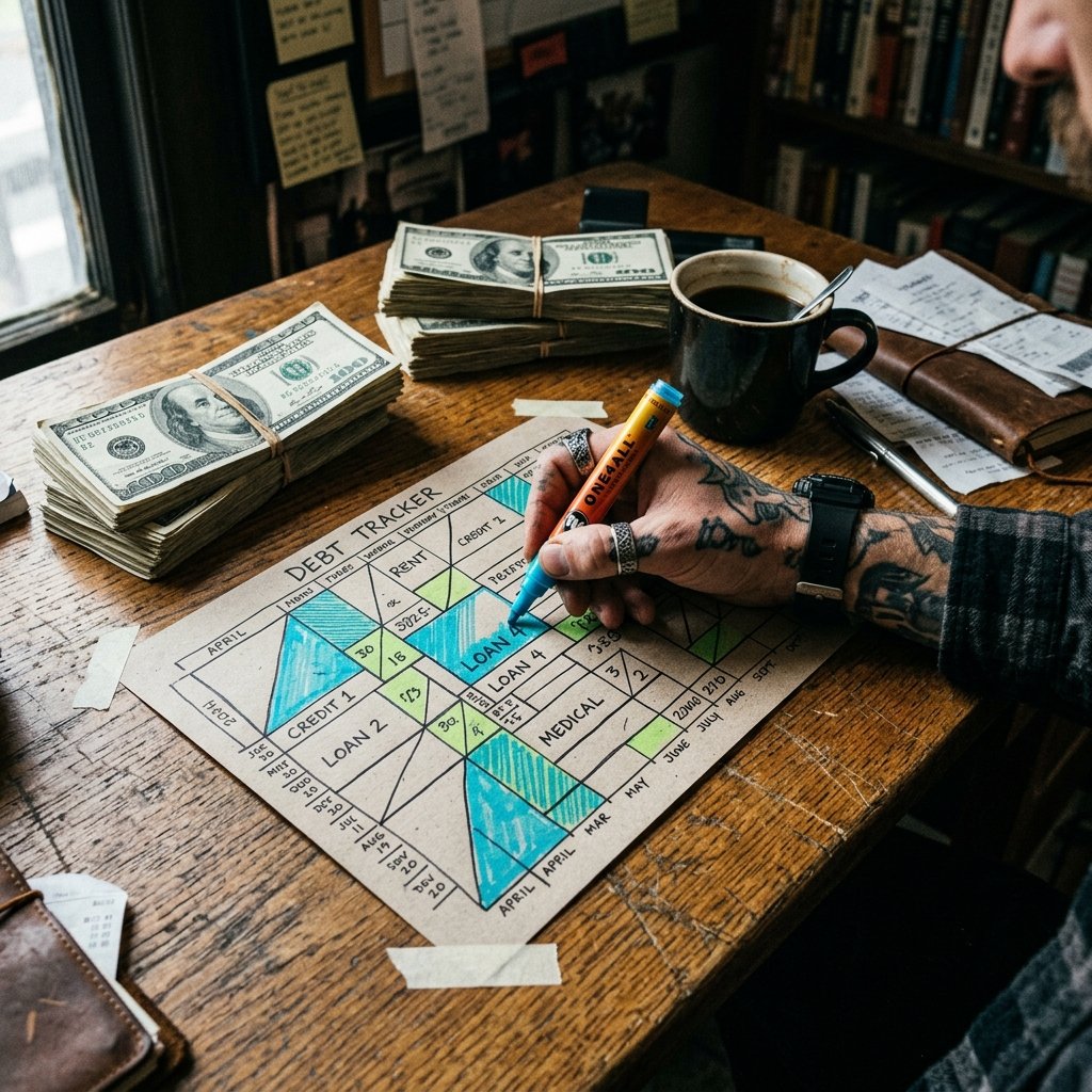 Watch Your Debt Disappear: 10 Coloring Charts That Make Paying Off Debt Addicting
