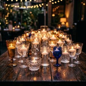 10 Genius Floating Candle Centerpieces Made Entirely From $1 Thrift Store Glassware