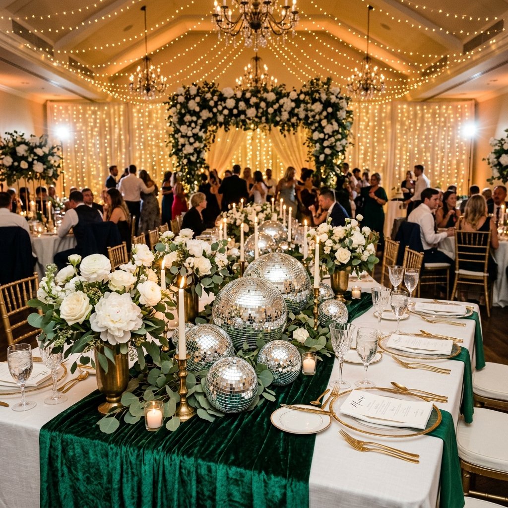 10 Insanely Glam DIY Disco Ball Wedding Centerpieces That Look Like A Million Bucks!