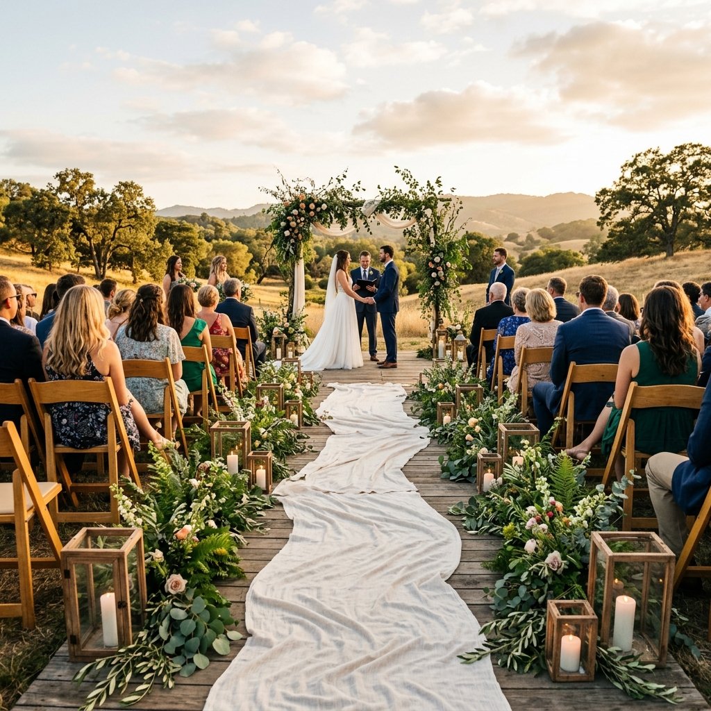 Absolutely Dreamy DIY Wedding Aisle Decor That Costs Next To Nothing