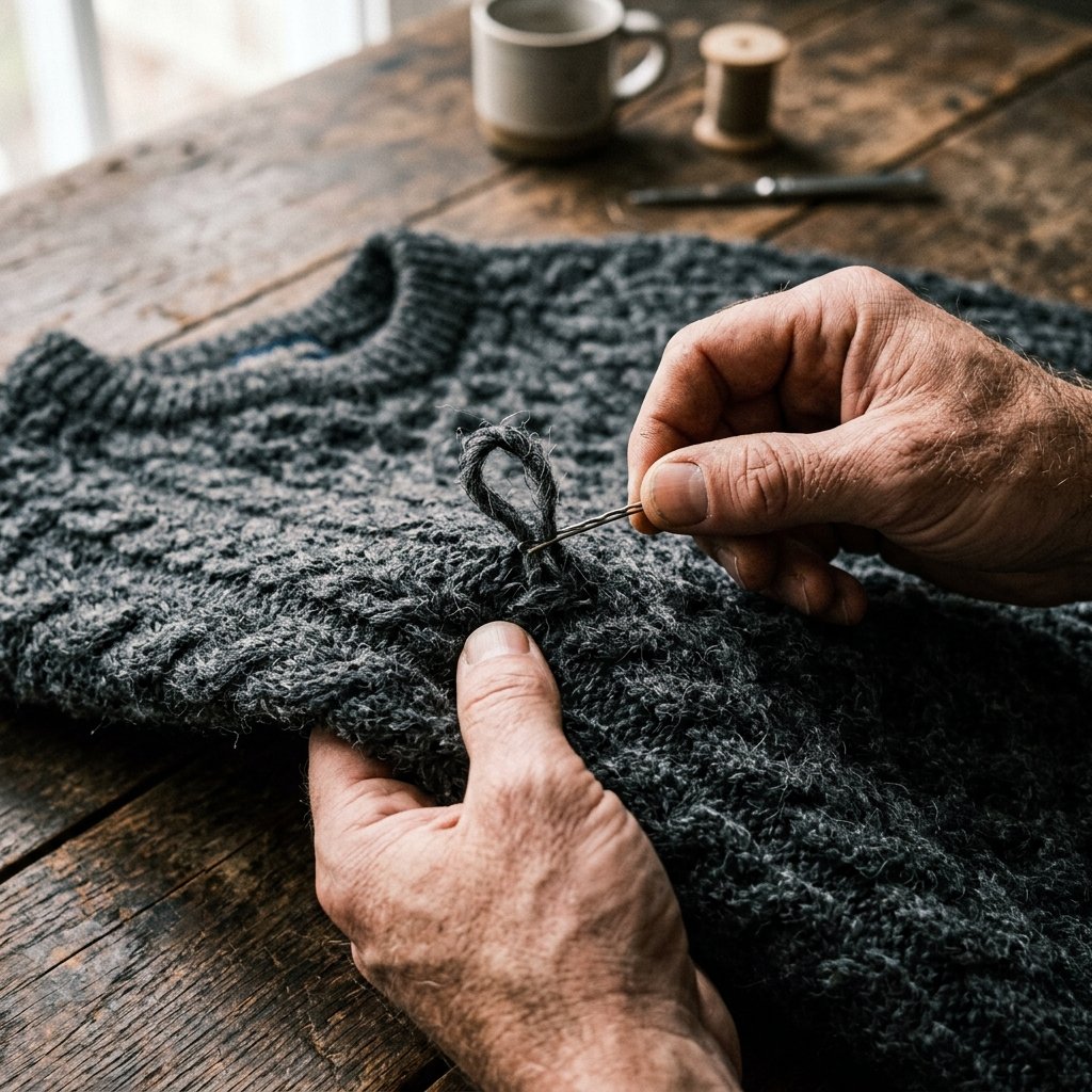Before You Throw It Out: How to Fix a Snagged Sweater in 10 Seconds Flat!