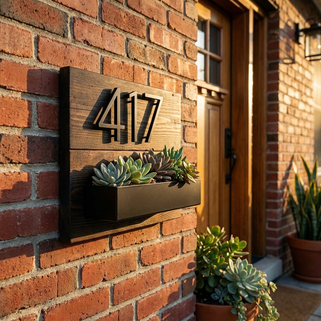 Boost Curb Appeal Instantly! How to Make a DIY House Address Plaque for Under $10