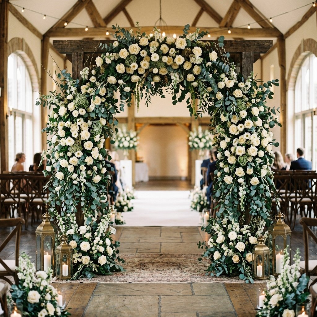Brides Are Obsessed! How To Make A Breath-Taking DIY Floral Backdrop For Under $50