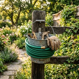 Brilliant DIY Dollar Store Garden Hose Holder Hack Your Neighbors Will Copy!