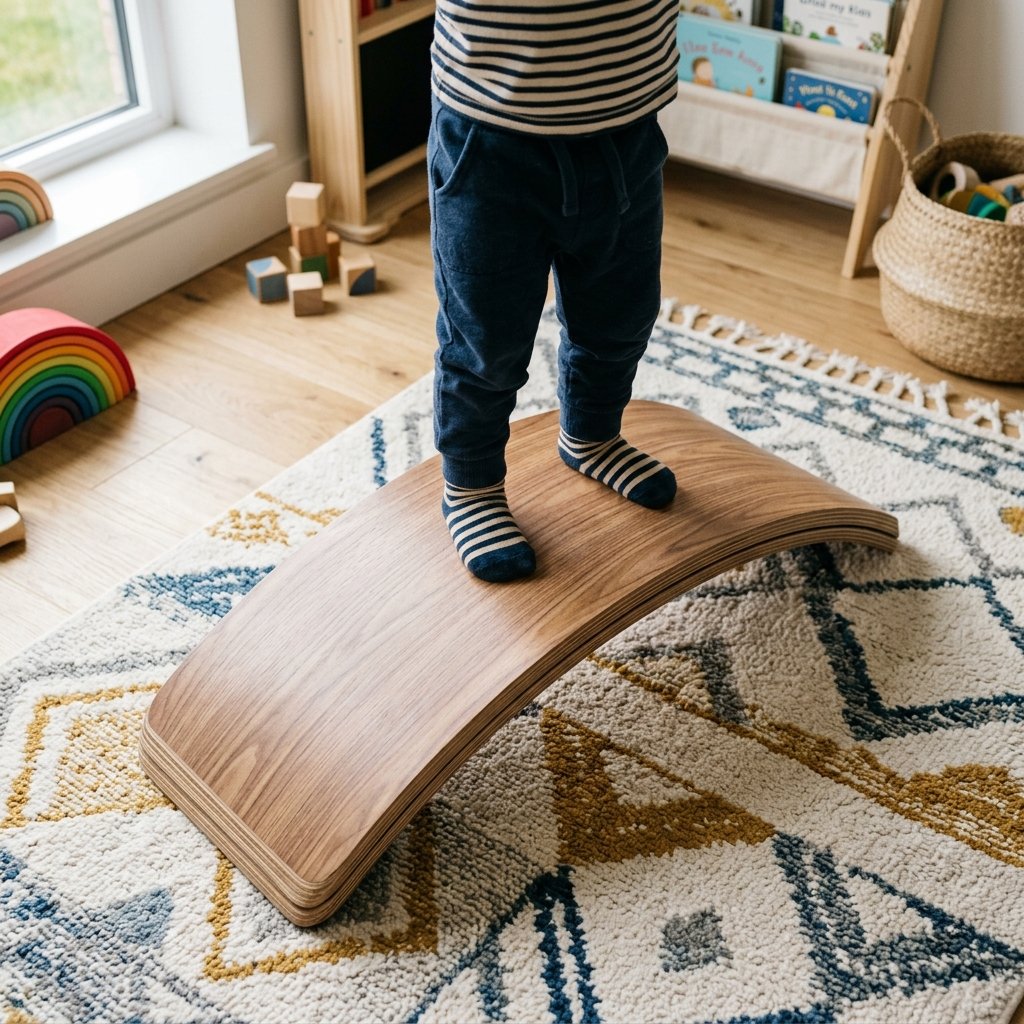 Cheap Play Hack: How to Make a Super Sturdy DIY Cardboard Balance Board for Toddlers