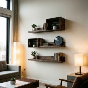 Clear The Clutter! Easy DIY Dollar Tree Floating Shelves Hack Anyone Can Do!