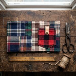 Cozy Up For Free: How To Turn Old Flannel Shirts Into A Stunning Pocket Scarf!