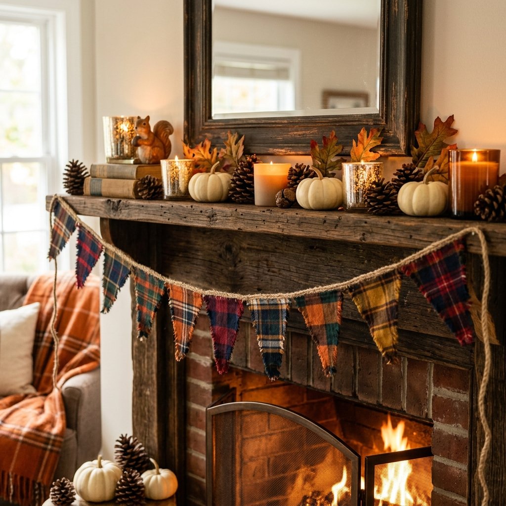 Cozy Up Your Home: How to Make a Rustic DIY Flannel Shirt Garland for Fall