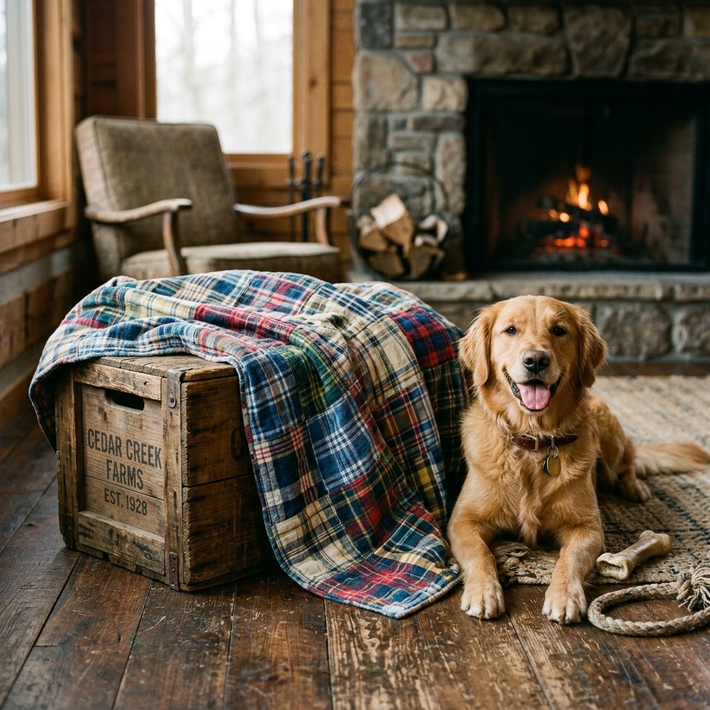 Don't Throw Away Flannel Shirts! Upcycle Them Into This Cozy Pet Blanket Fast!