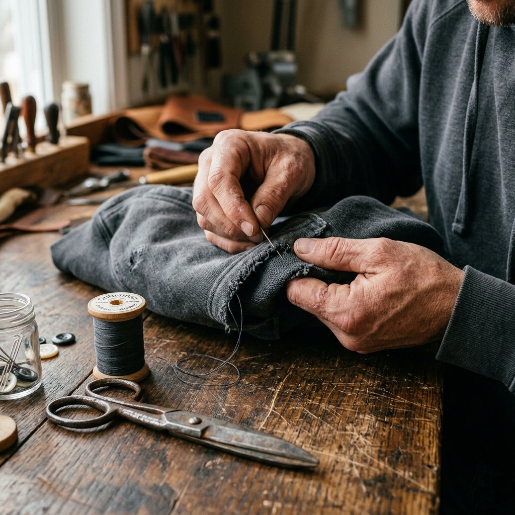 Don't Throw It Out! How to Stitch a Ripped Pocket on a Hoodie Invisibly