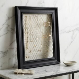 Elegant & Cheap: DIY Dollar Tree Picture Frame Jewelry Hanger Tutorial
