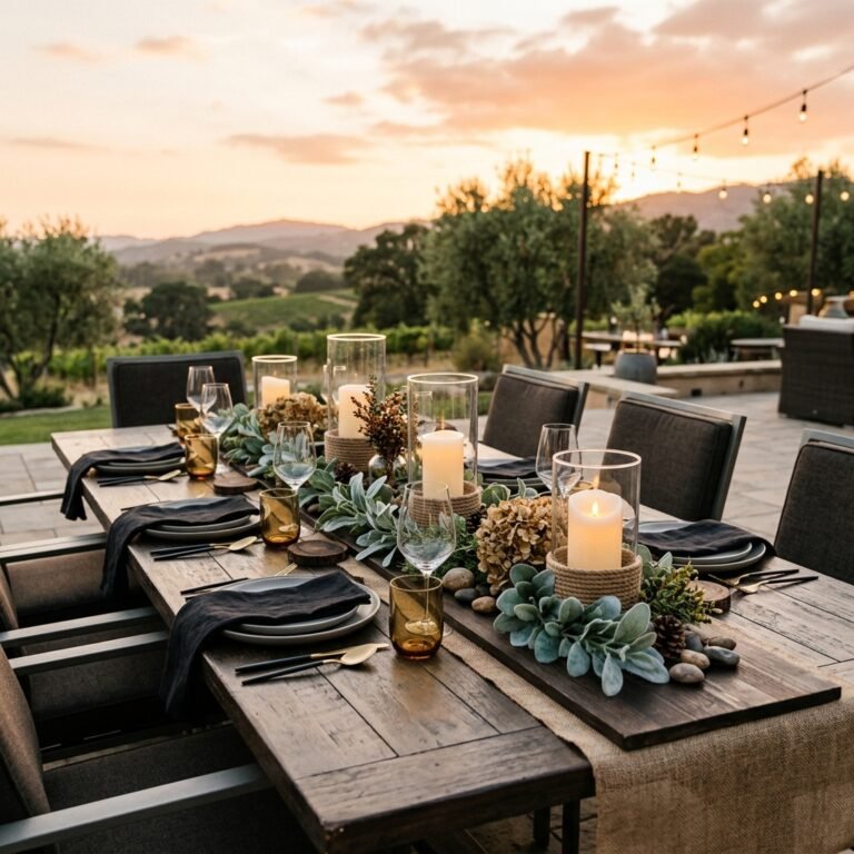 Elegant Outdoor Entertaining: The Best DIY Dollar Tree Outdoor Dining Table Centerpiece Hacks Anyone Can Do
