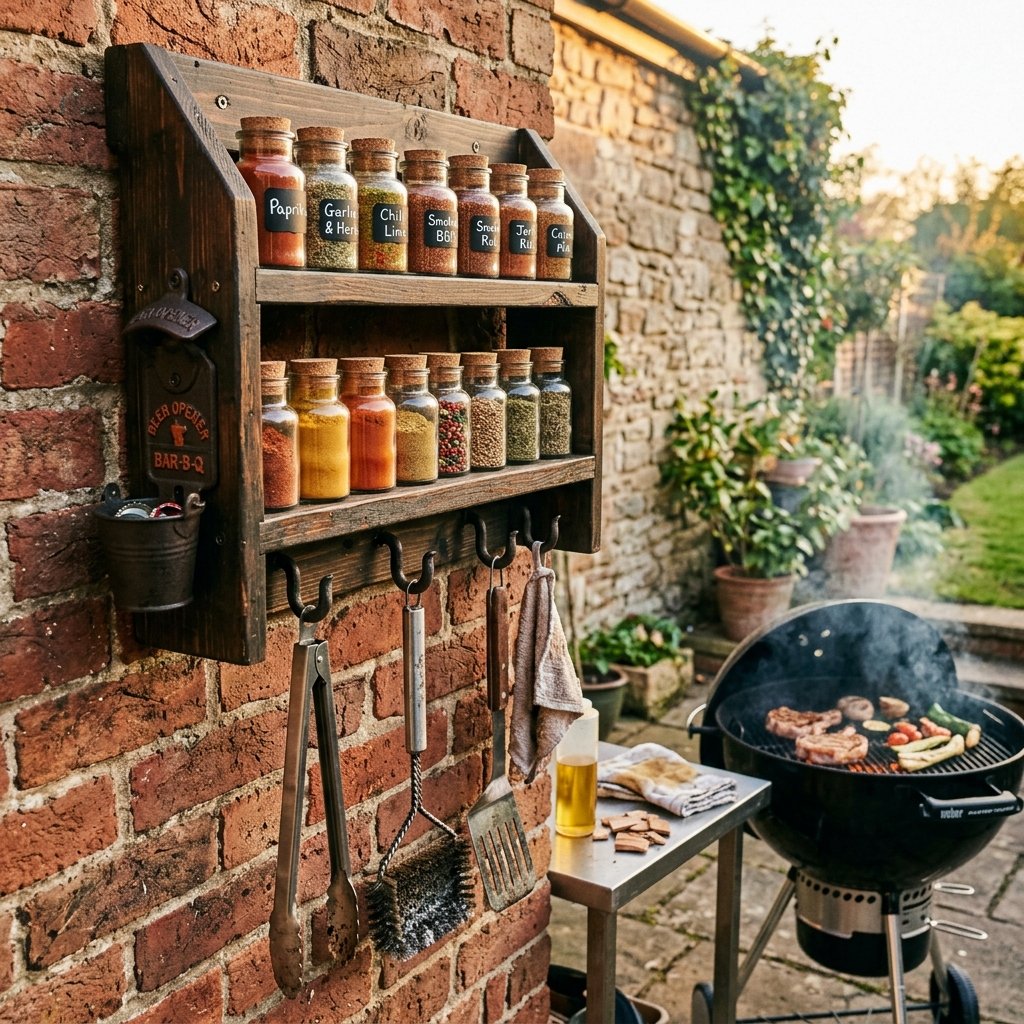 For The BBQ Obsessed: Build This Ultimate DIY Grilling Spice Rack In An Afternoon